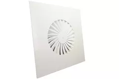Difusor rotacional de aletas fijas 400mm cuadrado - SWS400 RAL9010