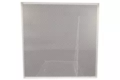 Placa perforada para techo de 600 x 600 mm para insertar en techos modulares - RAL9010