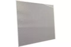 Placa perforada para techo de 600 x 600 mm para insertar en techos modulares - RAL9010