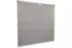 Placa perforada para techo de 600 x 600 mm para insertar en techos modulares - RAL9010