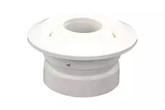 Rejilla de chorro 200mm Montaje en pared y techo RAL 9010