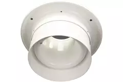 Rejilla de chorro 200mm Montaje en pared y techo RAL 9010