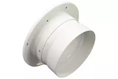 Rejilla de chorro 200mm Montaje en pared y techo RAL 9010