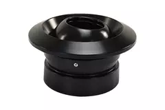 Rejilla de chorro 160mm Montaje en pared y techo RAL 9005