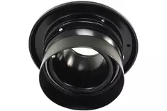 Rejilla de chorro 160mm Montaje en pared y techo RAL 9005