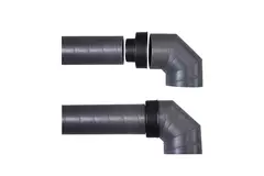 Curva de 15 grados Ubbink Aerfoam 160 mm