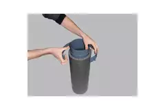 Acoplamiento Ubbink Aerfoam 160 mm