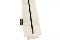 Difusor de ranura sin marco Ergovent 1050 mm con diámetro de conexión 90 mm - modular - 1 ranura