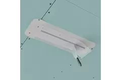 Rejilla sin marco Ergovent de 500 mm con diámetro de conexión de 75 mm - estándar