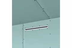 Rejilla sin marco Ergovent de 500 mm con diámetro de conexión de 75 mm - estándar