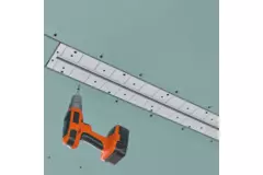 Difusor de ranura sin marco Ergovent 600 mm con diámetro de conexión 75 mm - perfil