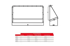 Capucha de protección contra la intemperie Maxivent para MR4535 horizontal - HD