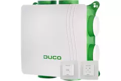 DucoBox Silent 2.0 400 m³/h + 2x sonda CO2 - enchufe de seguridad