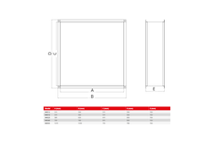 Pieza de conexión rectangular flexible Maxivent para perfil horizontal/bajo M4555 - FC