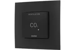 Sensor ambiental de CO2 Duco sin control RF/Cableado negro