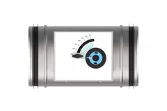 Redondo CAV Regulador de volumen constante de pared simple diámetro 100 mm