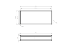 Conector flexible 600 x 250 - VS 6025