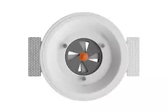 Válvula de ventilación redonda sin marco Ergovent, de 100 mm, para empotrar, con efecto Coanda