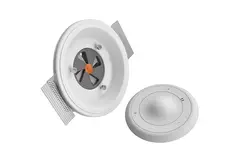 Válvula de ventilación redonda sin marco Ergovent, de 100 mm, para empotrar, con efecto Coanda