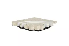 Cantonera curva Ergovent para difusores modulares de 2 ranuras