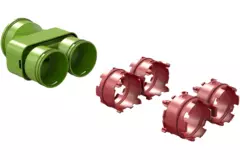 Conector Ubbink Air Excellent 55SC-23C para caja de distribución de aire DBOX 200/800