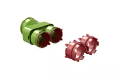 Conector Ubbink Air Excellent 55SC-23C para caja de distribución de aire DBOX 200/800