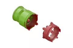 Conector Ubbink Air Excellent 48C para caja de distribución de aire DBOX 200/800