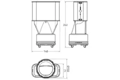 Reductor Ubbink Air Excellent 48C - 55SC