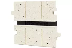 Sección intermedia Ergovent para difusores modulares de ranura enchufable 200 mm - 1 ranura
