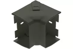Optimalduct Climclick Codo interior acodado 80x60 mm RAL 7016 Antracita