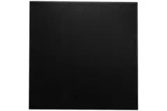 Placa de techo perforada 600 x 600 mm para insertar en falsos techos - RAL9005 30% brillo