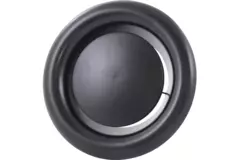 Válvula de escape de ventilación 100 mm metal - E-DVS100 RAL9005 30% brillo