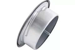 Válvula de escape de ventilación 200 mm metal - E-DVS200 RAL9005 30% brillante