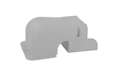 Tapa de pared ClimaConnect para conducto de montaje 100 mm - RAL 9010