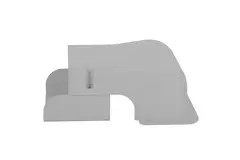 Tapa de pared ClimaConnect para conducto de montaje 100 mm - RAL 9010