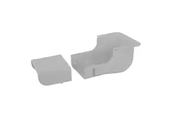 Tapa de pared ClimaConnect para conducto de montaje 100 mm - RAL 9010