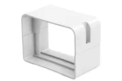 Pieza de conexión ClimaConnect para conducto de montaje 100 mm - RAL 9010