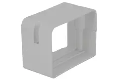 Pieza de conexión ClimaConnect para conducto de montaje 100 mm - RAL 9010
