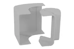 Codo interior ClimaConnect para conducto de montaje 75 mm - RAL 9010