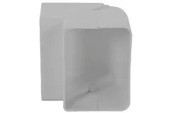 Codo exterior ClimaConnect para conducto de montaje 75 mm - RAL 9010