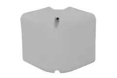 Codo exterior ClimaConnect para conducto de montaje 75 mm - RAL 9010