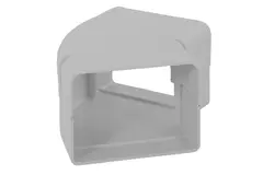 ClimaConnect 45° codo plano para conducto de montaje 100 mm - RAL 9010