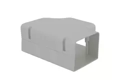 Pieza en T ClimaConnect para conducto de montaje 100 mm - RAL 9010