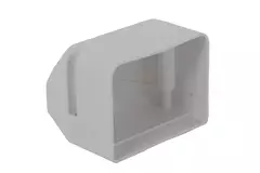 Pieza final ClimaConnect para conducto de montaje 100 mm - RAL 9010