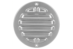 Rejilla exterior redonda 160 mm - aluminio anodizado