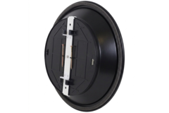 Difusor de techo redondo con motivo fijo Ø 150 mm - RAL9005 30% brillo