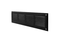 Difusor mural 400x100mm aluminio - RAL9005 30% brillo