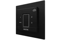 Tapa negra para sensor de control empotrado Orcon CO₂ 15RF