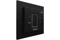 Tapa negra para sensor de control empotrado Orcon CO₂ 15RF