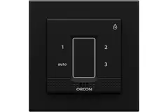 Tapa negra para sensor de control de humedad empotrado Orcon 15RF